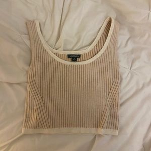 Cute beige tank top